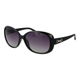 Polaroid Black Plastic Sunglasses for Women - Chic & Protective