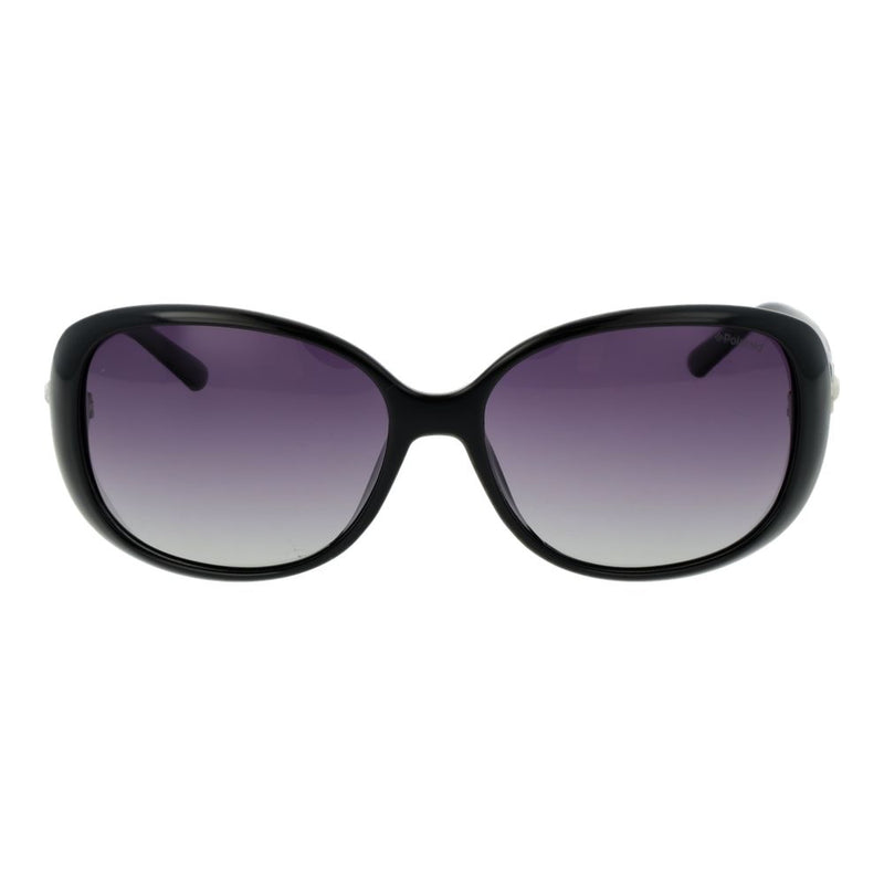 Polaroid Black Plastic Sunglasses for Women - Stylish & Protective