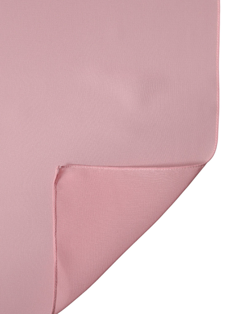 Dolce &amp; Gabbana Étole en soie rose, châle, écharpe pour homme