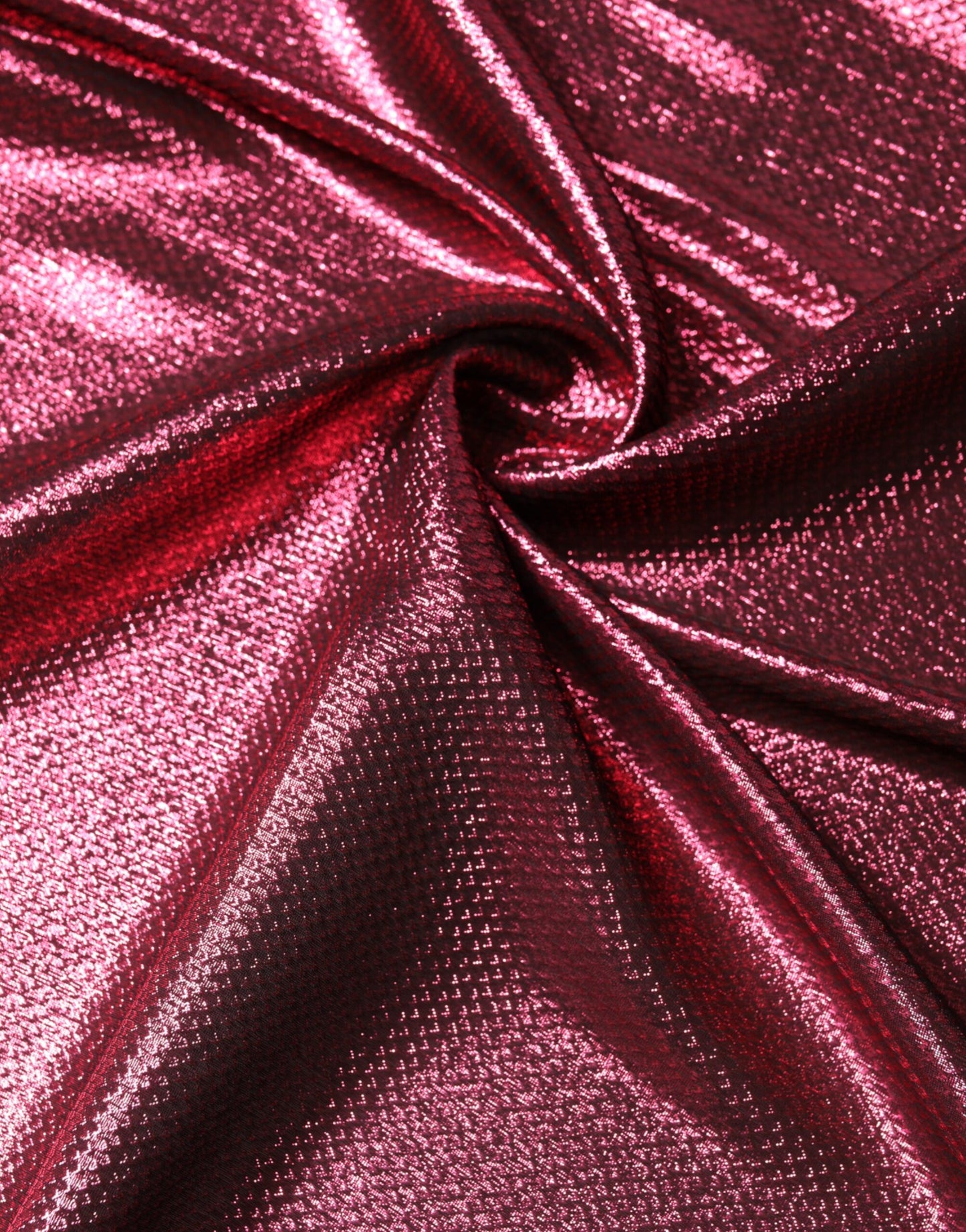 Foulard carré en soie rose métallisée Dolce &amp; Gabbana