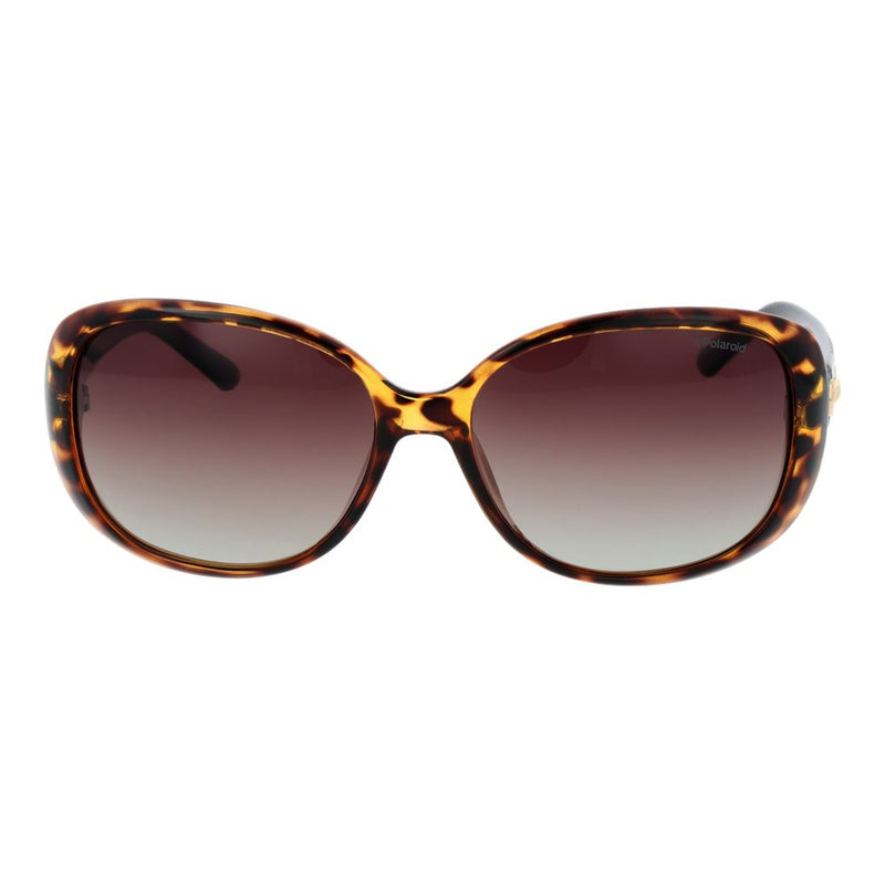 Polaroid Brown Plastic Sunglasses for Women