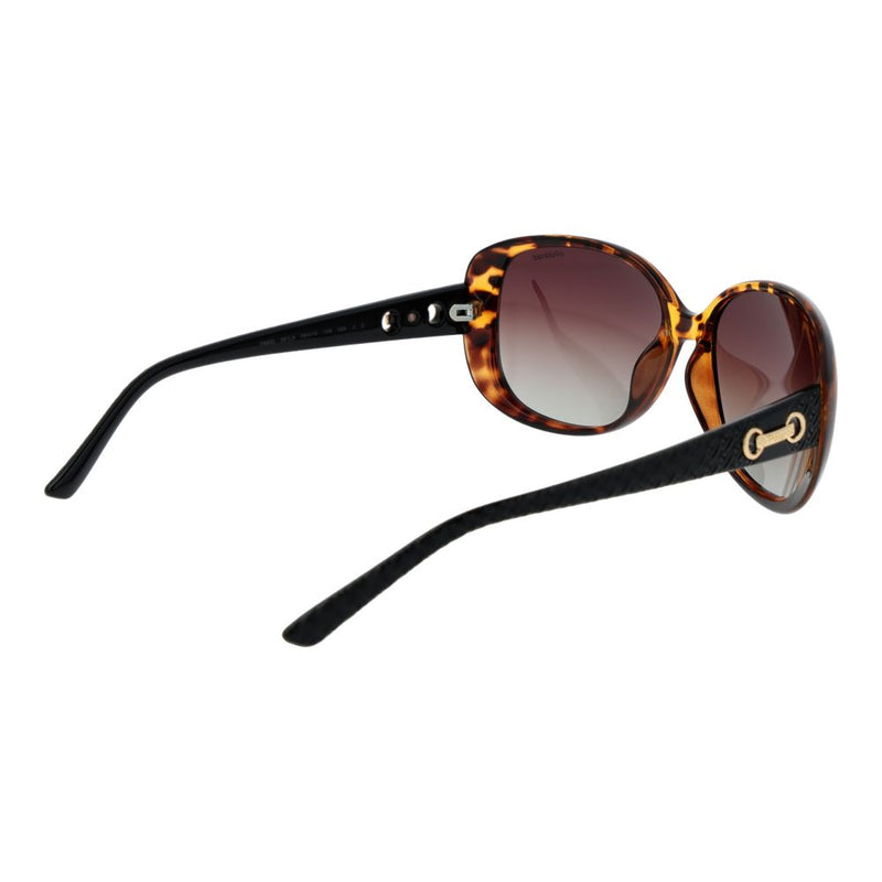 Polaroid Brown Plastic Sunglasses for Women