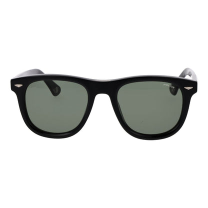 Police Black Cellulose Acetate Sunglasses