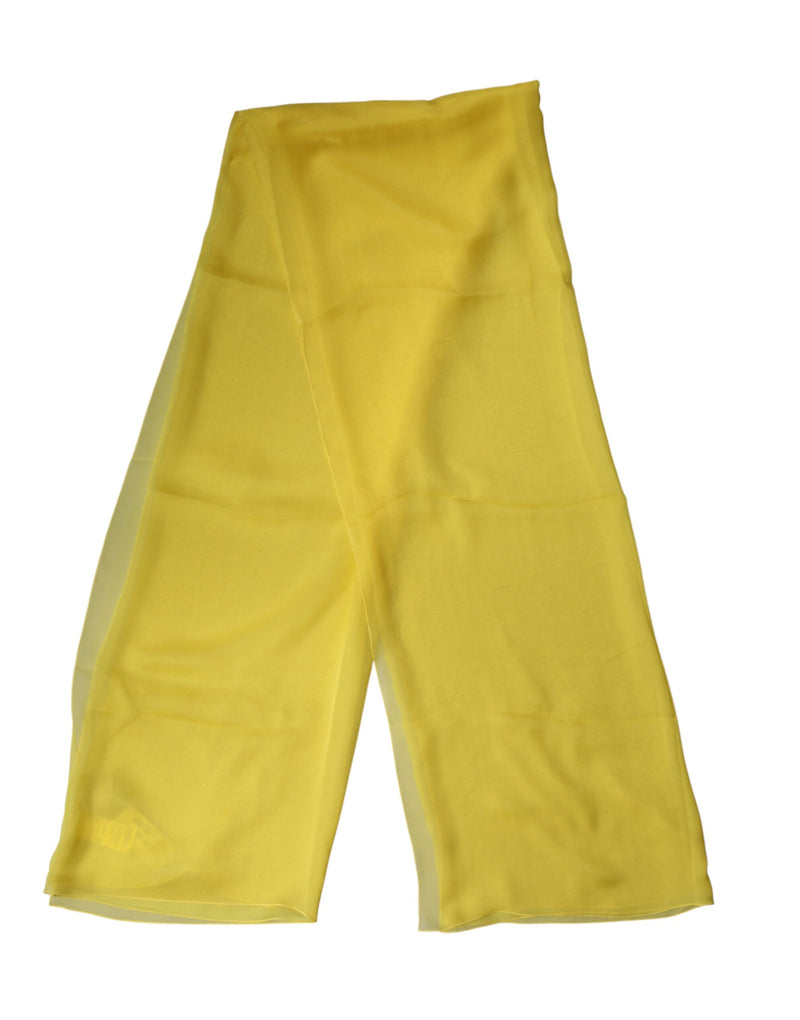 Étole/châle en soie jaune Dolce &amp; Gabbana pour homme, 200 cm x 130 cm