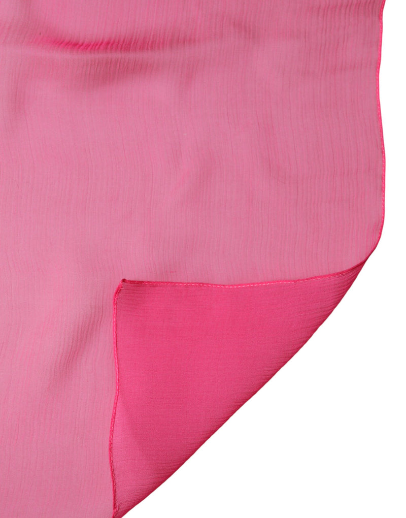 Étole/châle en soie rose Dolce &amp; Gabbana pour homme, 174 cm x 128,5 cm