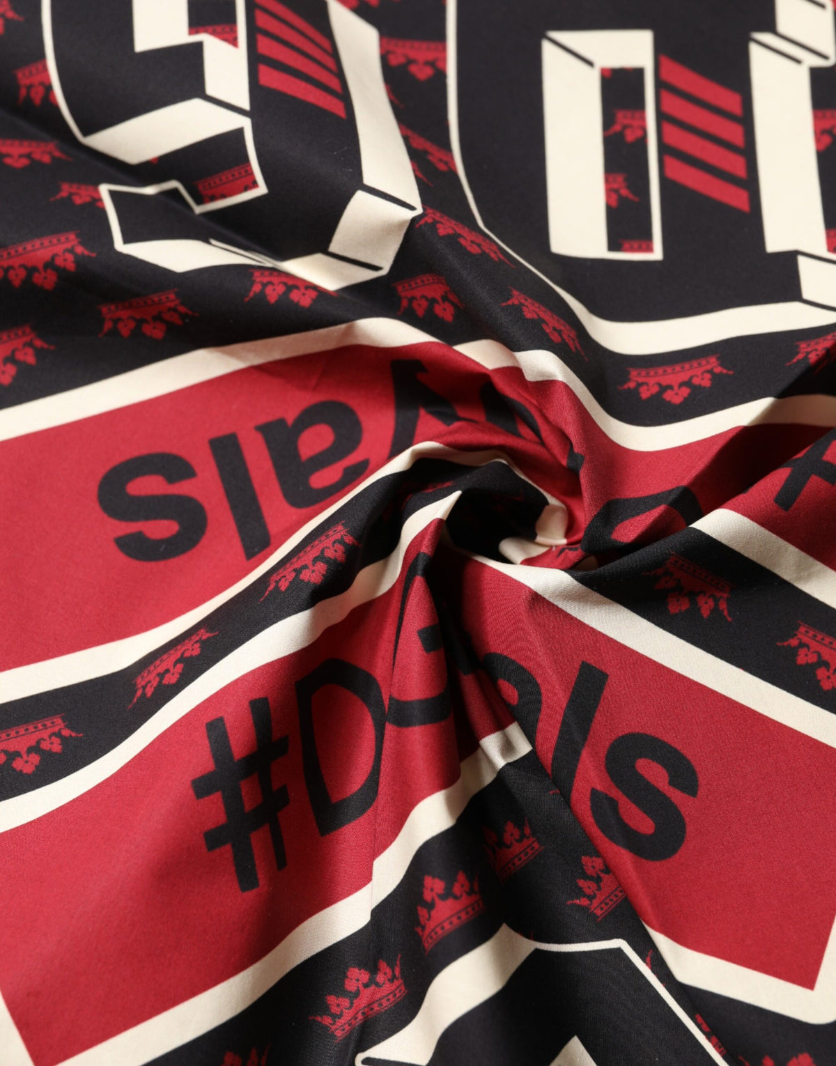 Foulard carré multicolore Dolce &amp; Gabbana #DGRoyals 50 cm x 49,5 cm