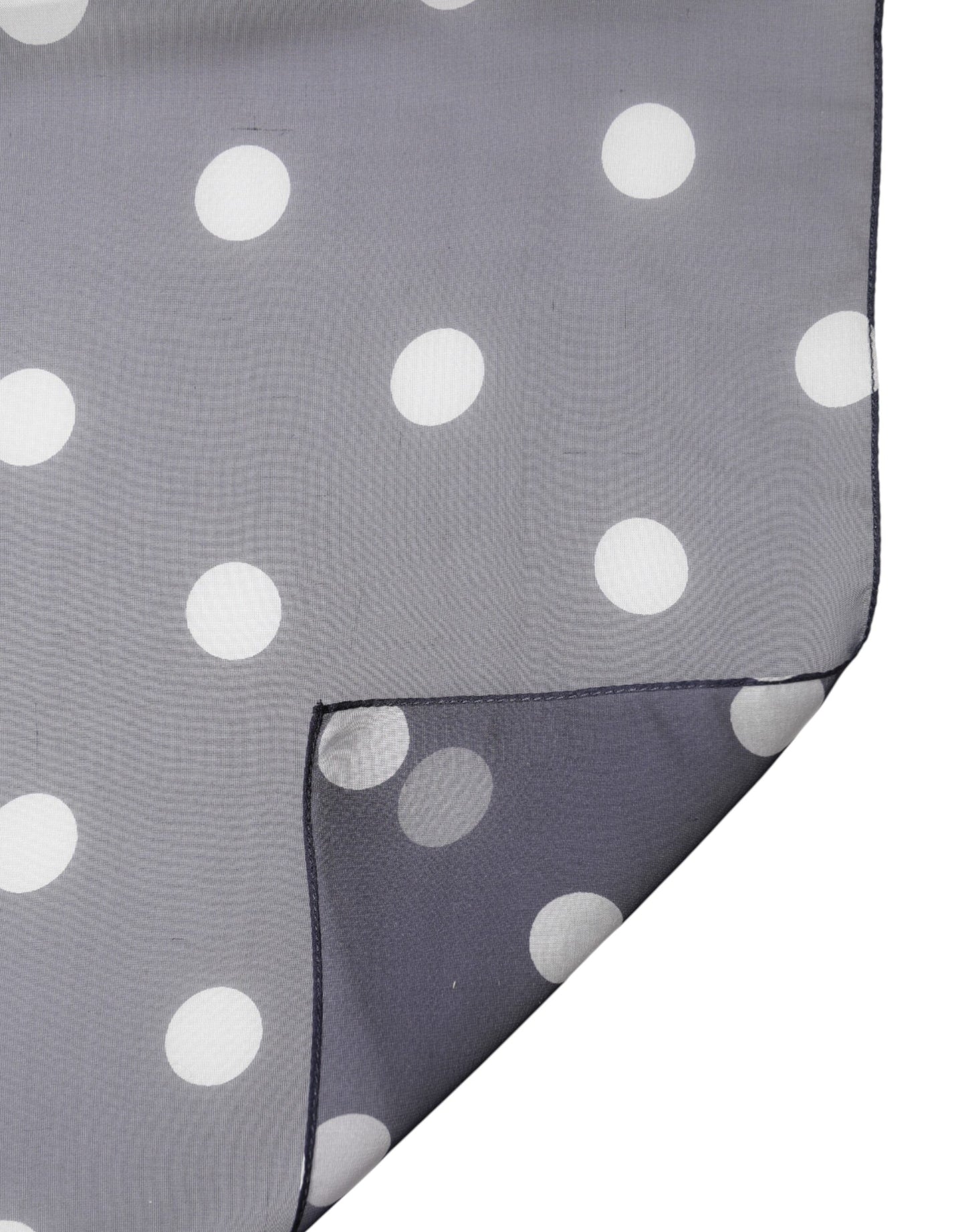 Châle/écharpe en soie à pois bleus Dolce &amp; Gabbana, 205 cm x 132 cm