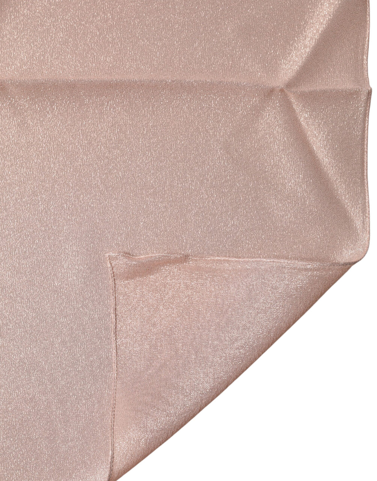 Foulard carré Dolce &amp; Gabbana rose clair en mélange de soie, 87,5 cm x 86,5 cm