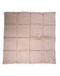 Foulard carré Dolce &amp; Gabbana rose clair en mélange de soie, 87,5 cm x 86,5 cm