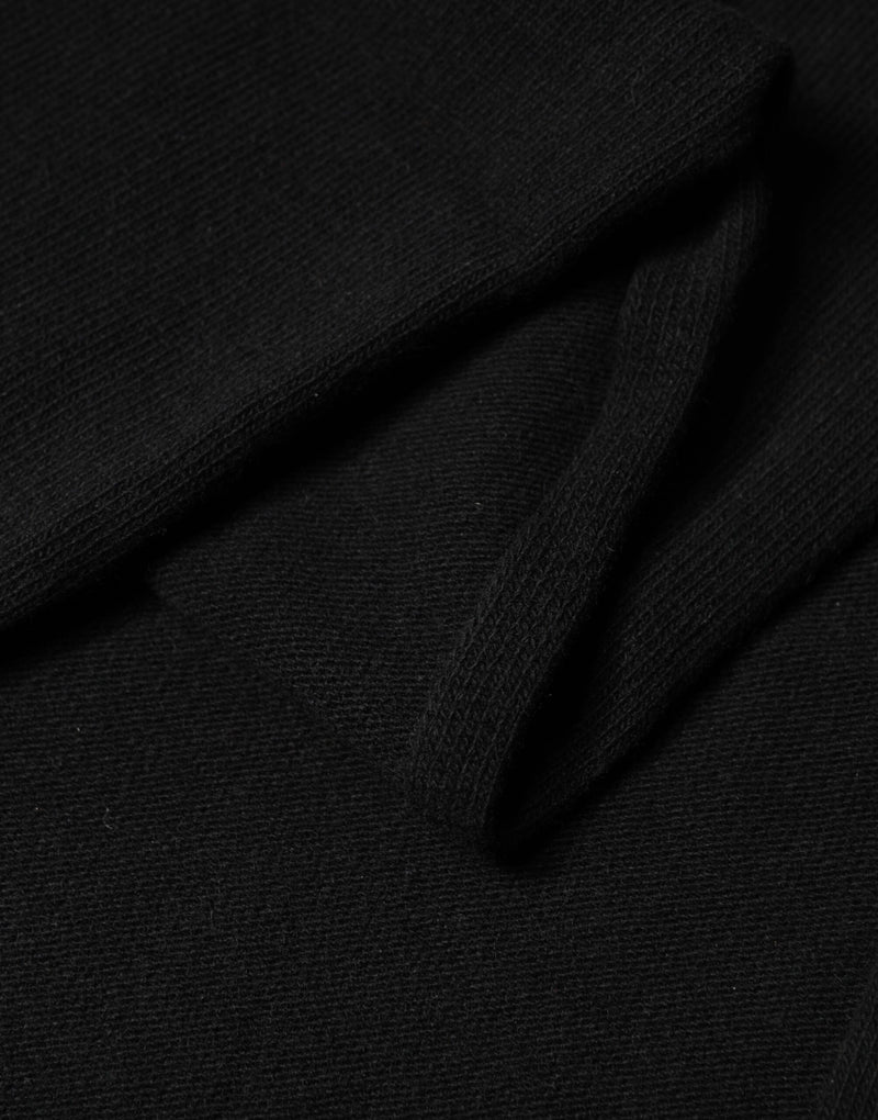 Dolce &amp; Gabbana Châle/Écharpe en laine noire tricotée pour homme