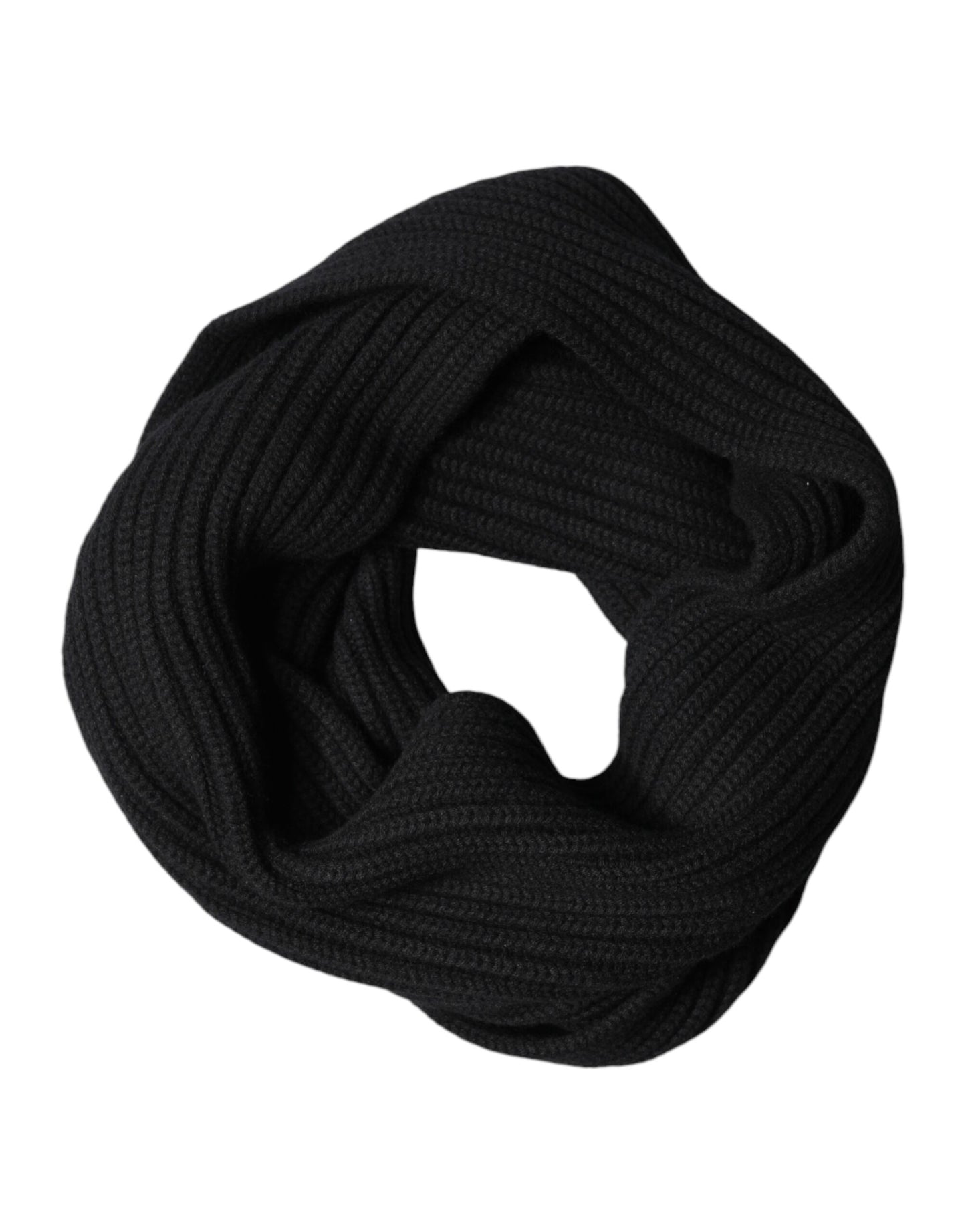Écharpe/châle en cachemire noir Dolce &amp; Gabbana, 202 cm x 26 cm