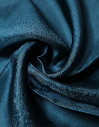Mouchoir carré en soie bleue Dolce &amp; Gabbana