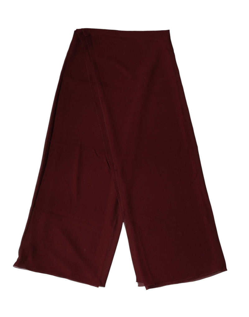 Étole/châle en soie bordeaux Dolce &amp; Gabbana pour homme, 200 cm x 130 cm