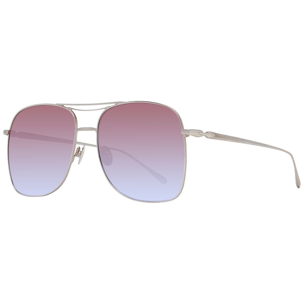 Lunettes de soleil en acier inoxydable doré Scotch & Soda pour femmes