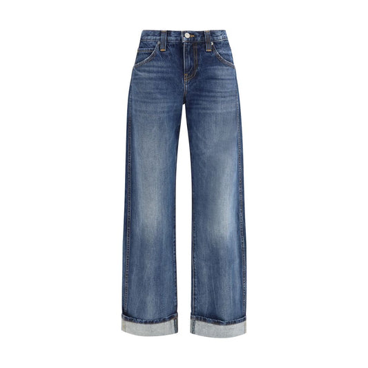 Jean en coton bleu Khaite Denim