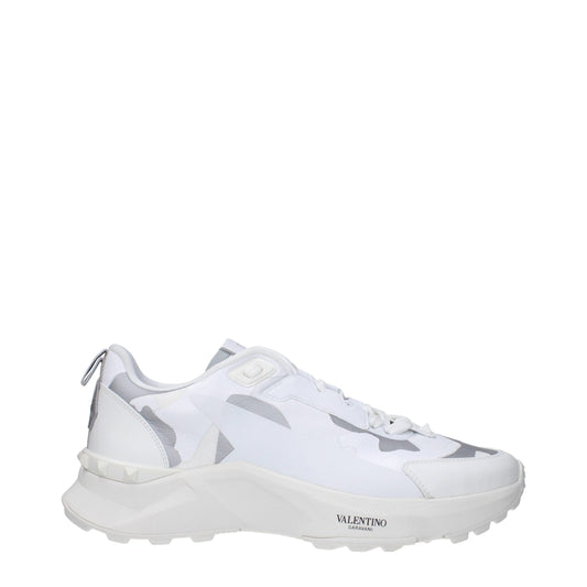 Baskets Valentino Garavani Blanches en Tissu pour Hommes