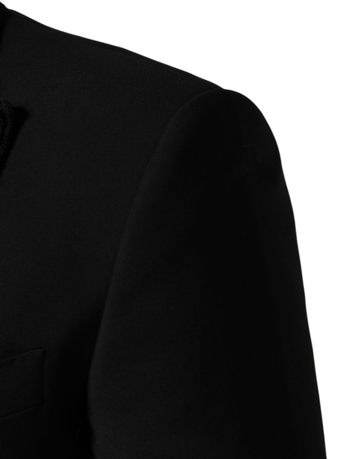 Dolce & Gabbana Black Wool Single Breasted 3 Piece Suit