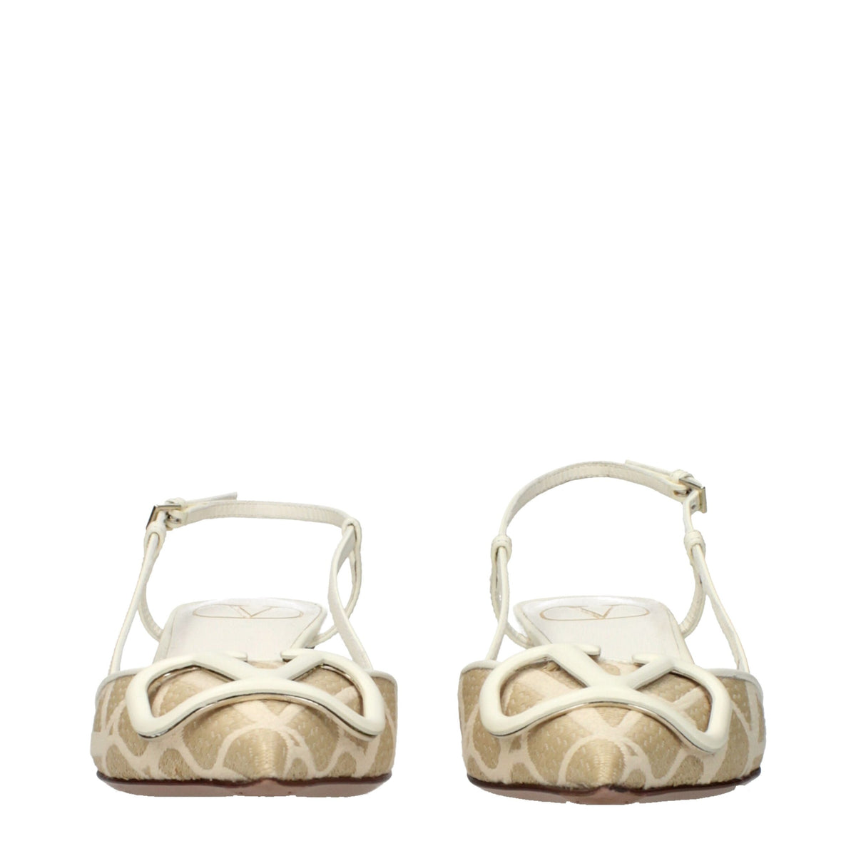 Sandales Valentino Garavani Beige en Raffia - Élégance et Confort