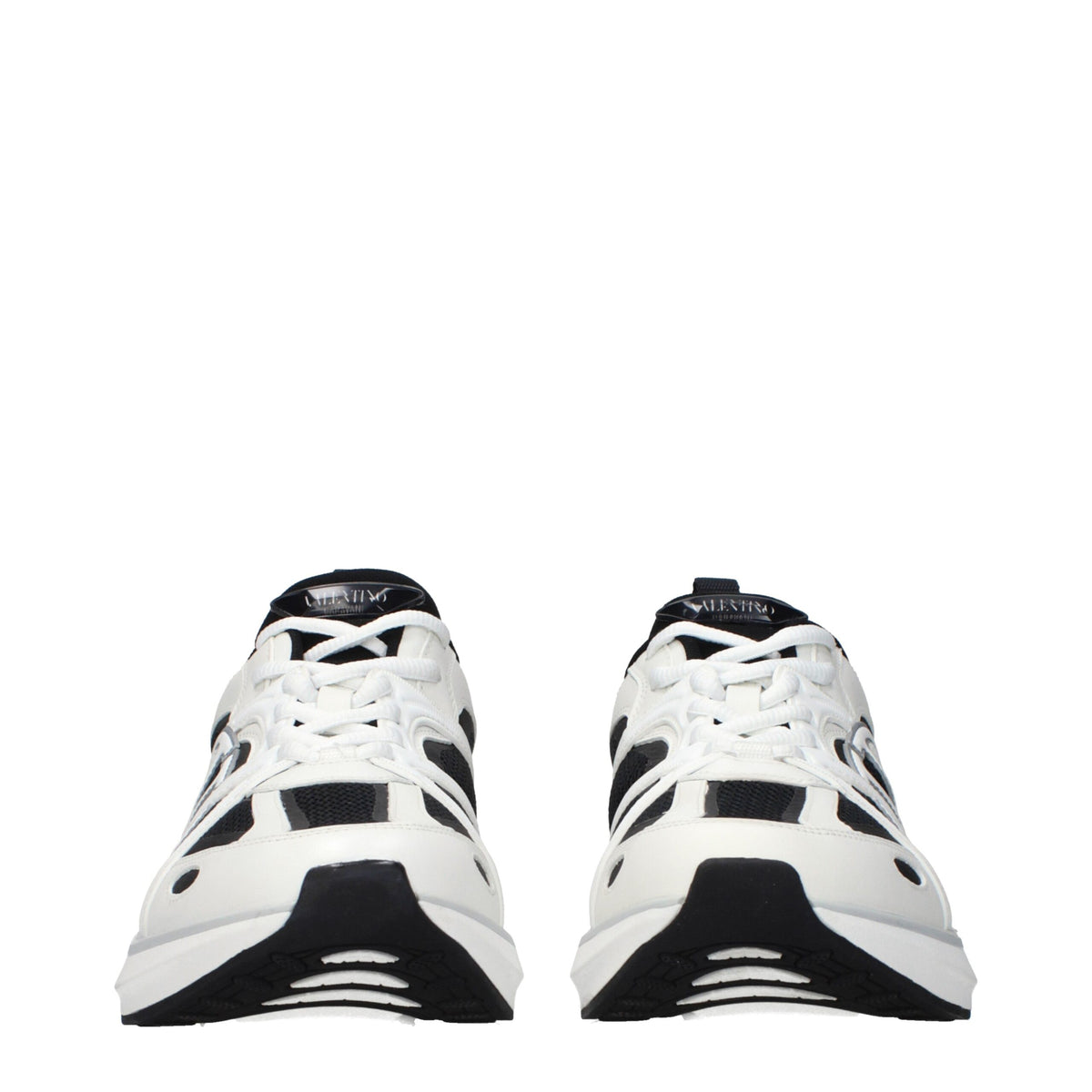 Valentino Garavani Sneakers Blanc en Tissu pour Hommes