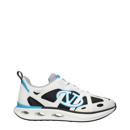 Valentino Garavani White Fabric Athletic Sneakers - Style & Comfort