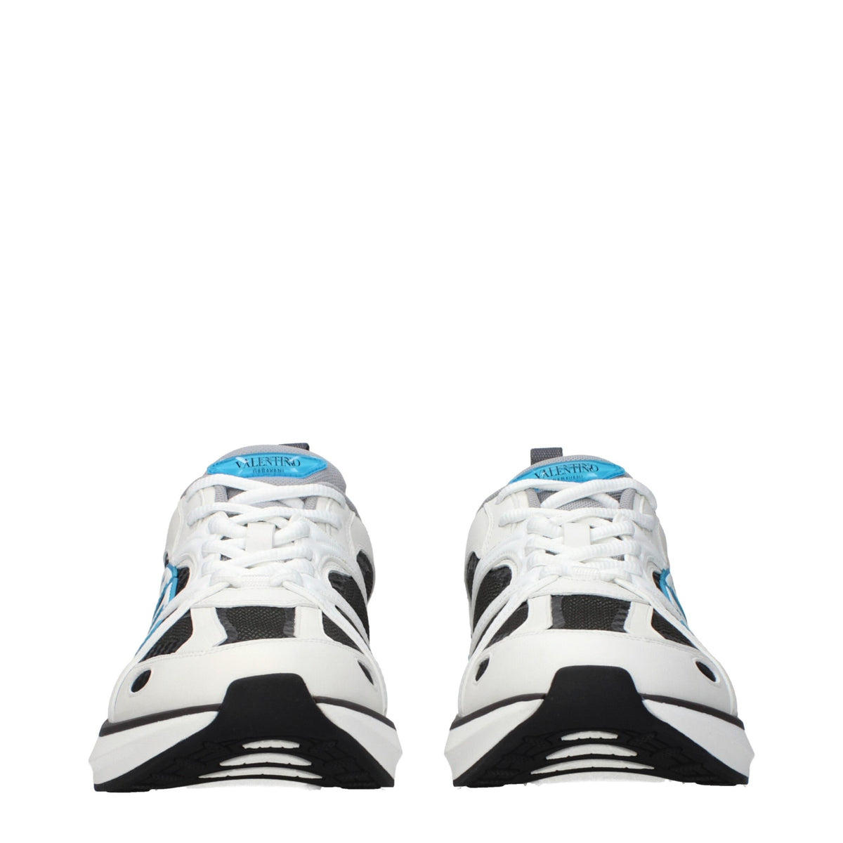Valentino Garavani White Fabric Athletic Sneakers - Stylish Comfort