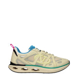 Valentino Garavani Beige Fabric Athletic Sneakers for Men