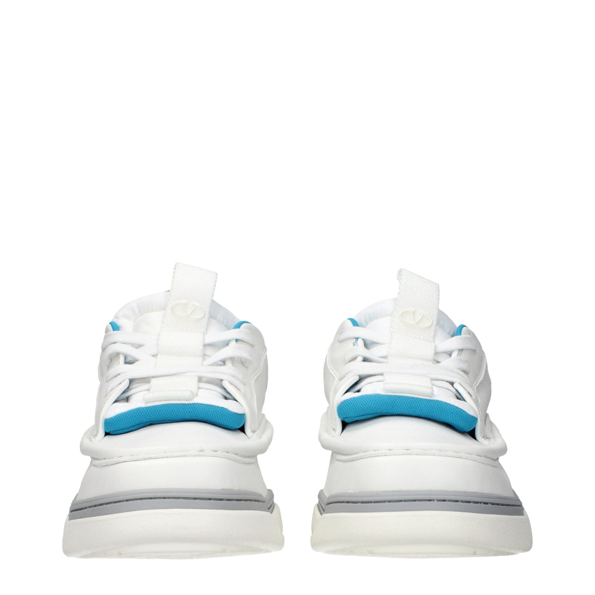 Valentino Garavani White Leather Low Top Sneakers for Men