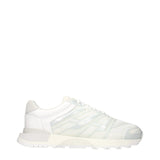 Maison Margiela White Fabric Athletic Sneakers for Men