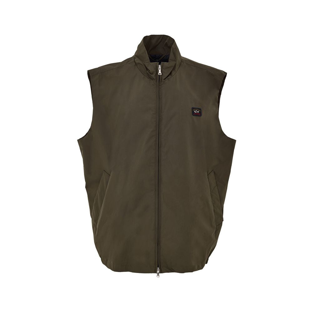 Veste sans manches Paul &amp; Shark Green en polyester