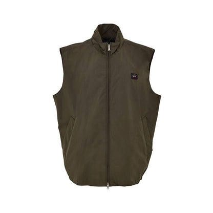 Veste sans manches Paul &amp; Shark Green en polyester