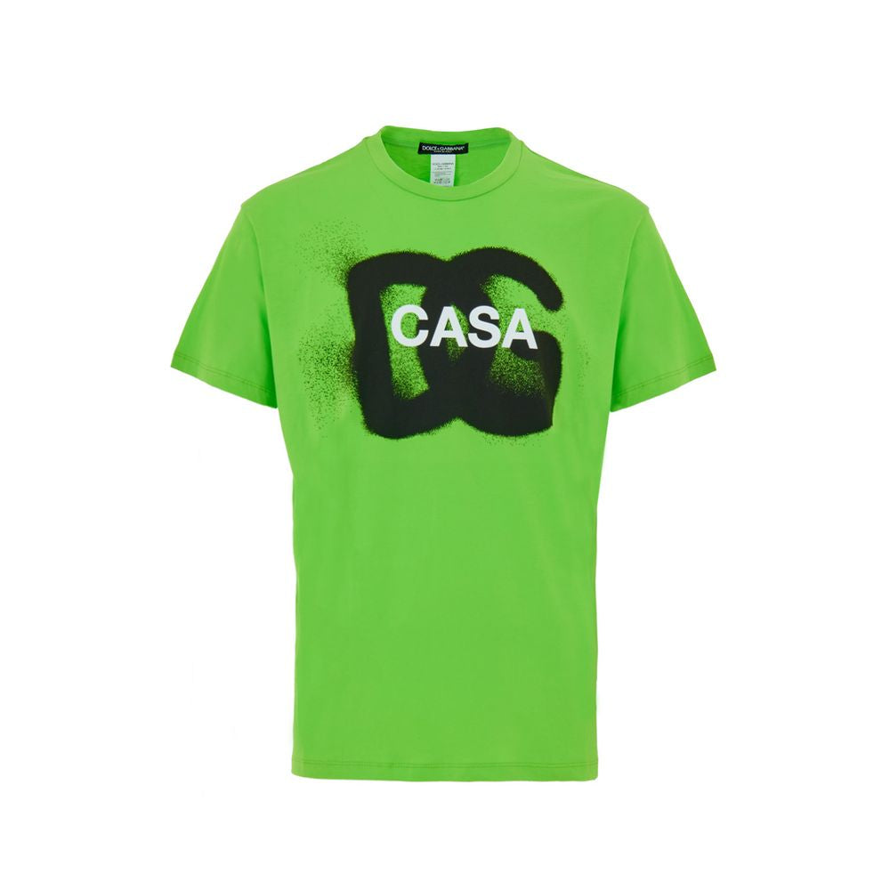 Vêtements de sport en coton vert Dolce &amp; Gabbana