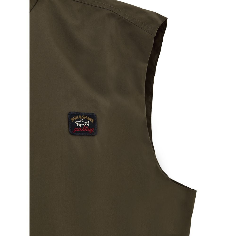 Veste sans manches Paul &amp; Shark Green en polyester