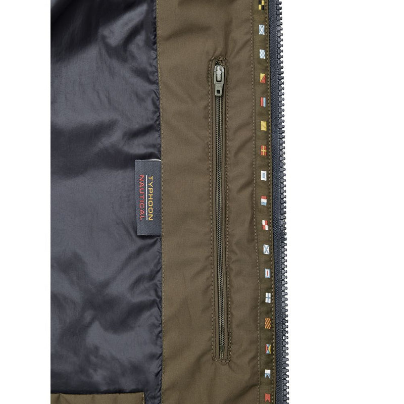 Paul & Shark Green Polyester Sleveless Jacket