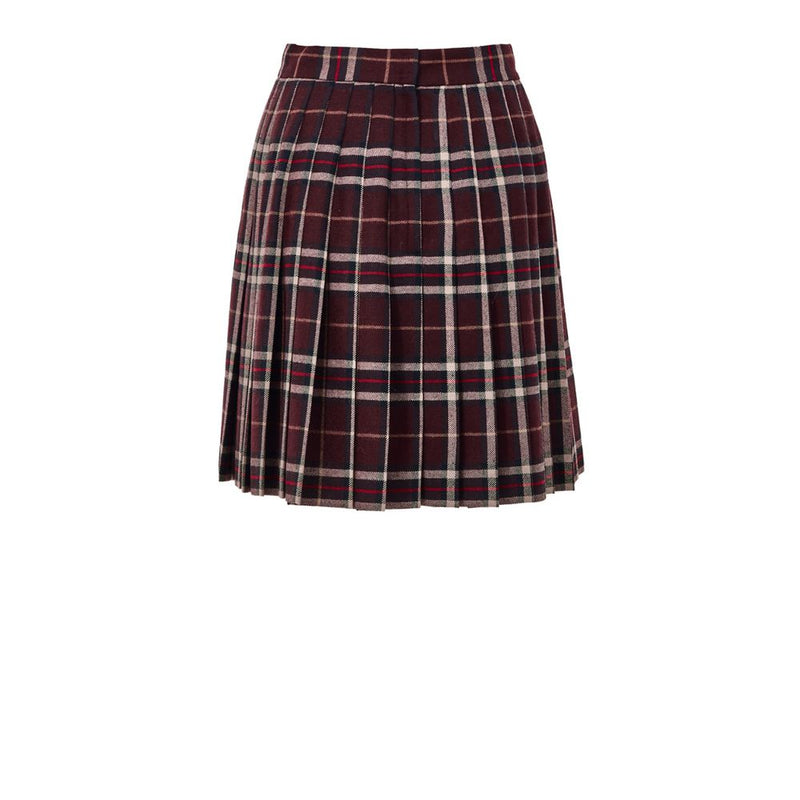 Jupe Mini en Laine Bordeaux Dolce & Gabbana