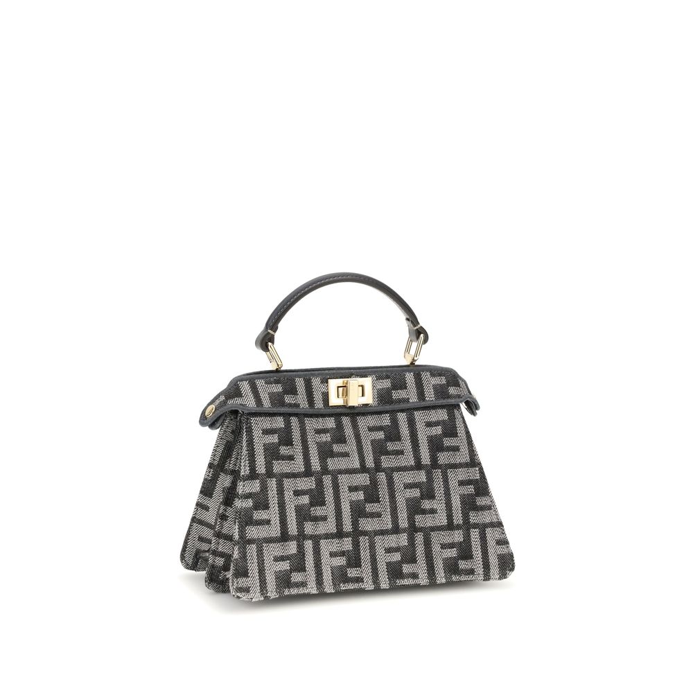 Sac bandoulière Fendi en tissu bleu