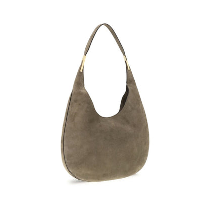 Sac bandoulière Bos Taurus en cuir de veau beige Savette