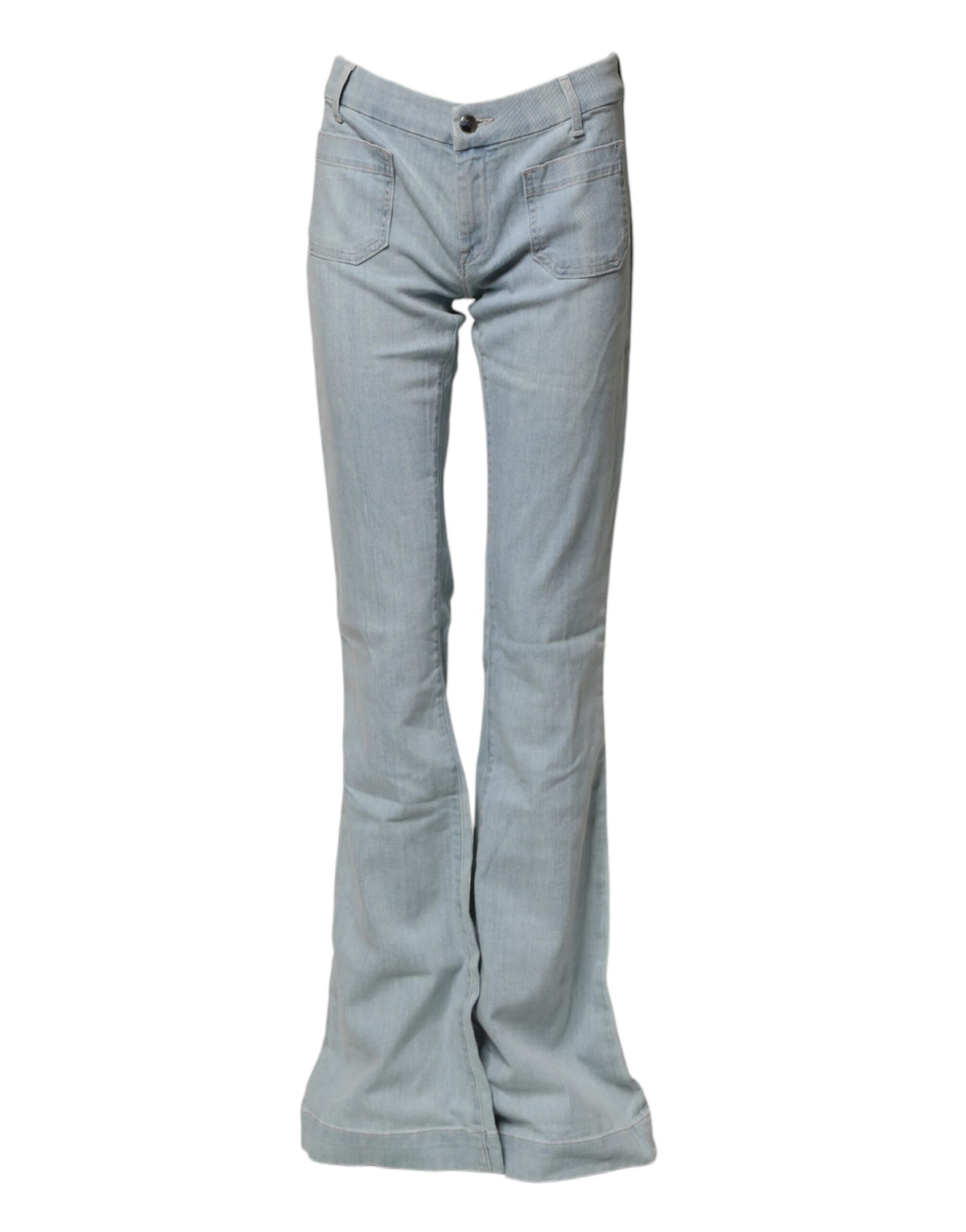 Seafarer Light Blue Boot Cut Mid Waist Denim Jeans for Women