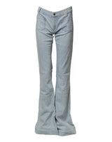 Seafarer Light Blue Boot Cut Mid Waist Denim Jeans for Women