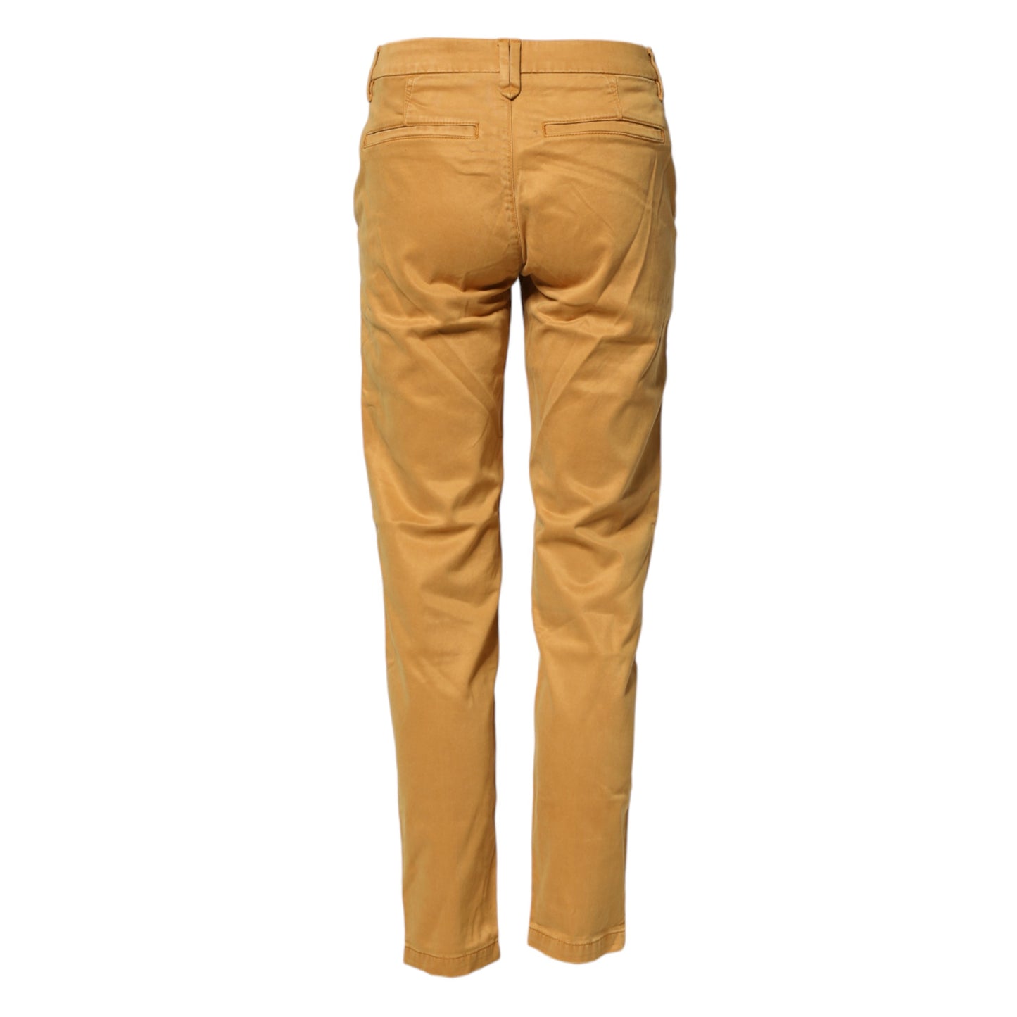 Haikure Beige Tapered Mid Waist Chino Casual Trouser Pants