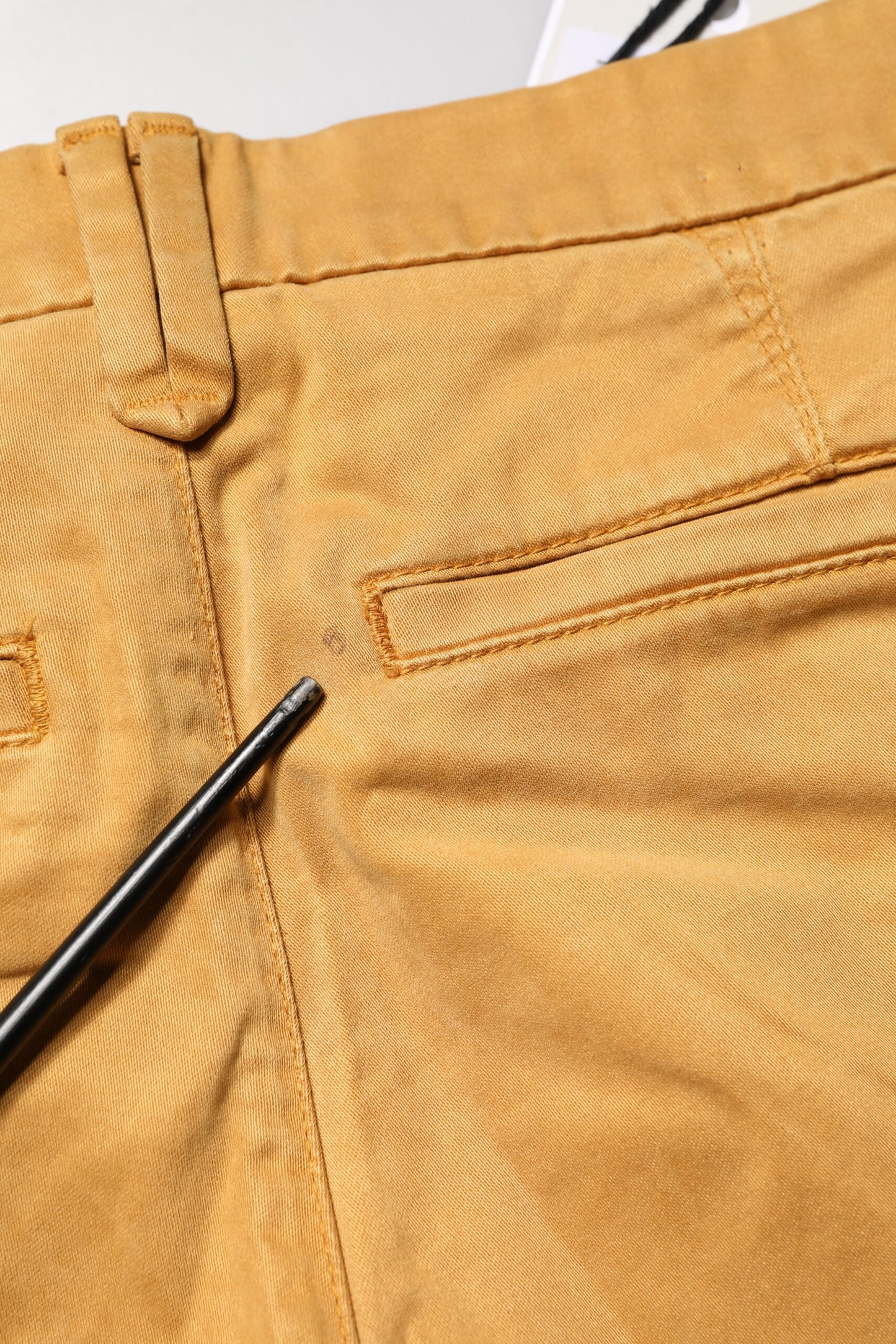 Haikure Beige Tapered Mid Waist Chino Casual Trouser Pants