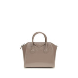 Sac à bandoulière Givenchy Antigona en cuir de veau gris