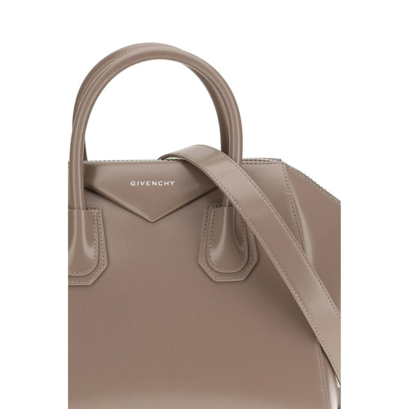 Givenchy Antigona Gray Calf Leather Bos Taurus Shoulder Bag