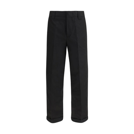 Pantalon Chino en Coton Noir Golden Goose