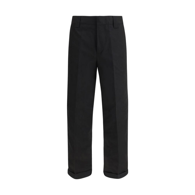 Golden Goose Black Cotton Chino Pants - Timeless Elegance