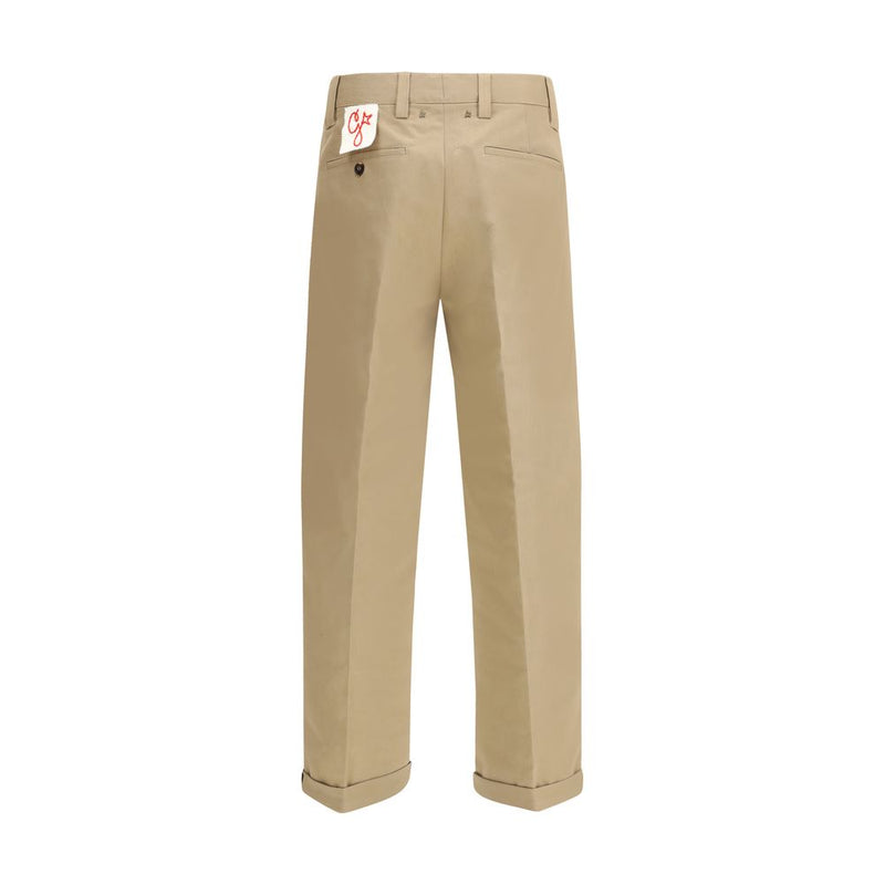 Golden Goose Bicolor Cotton Chino Pants - Timeless Elegance