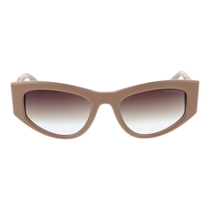 Trussardi Beige Acetate Sunglasses for Women
