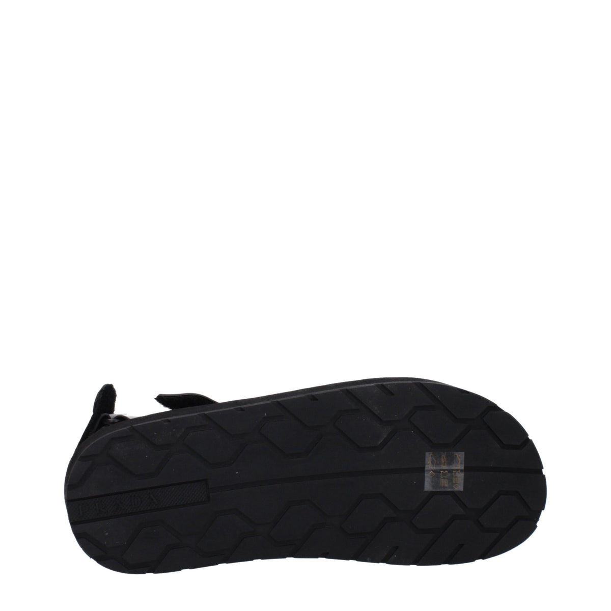 Prada Black Fabric Flat Sandals - Stylish Footwear for Women