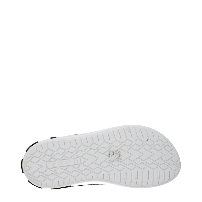 Marni Green Fabric Slip-On Loafers for Women