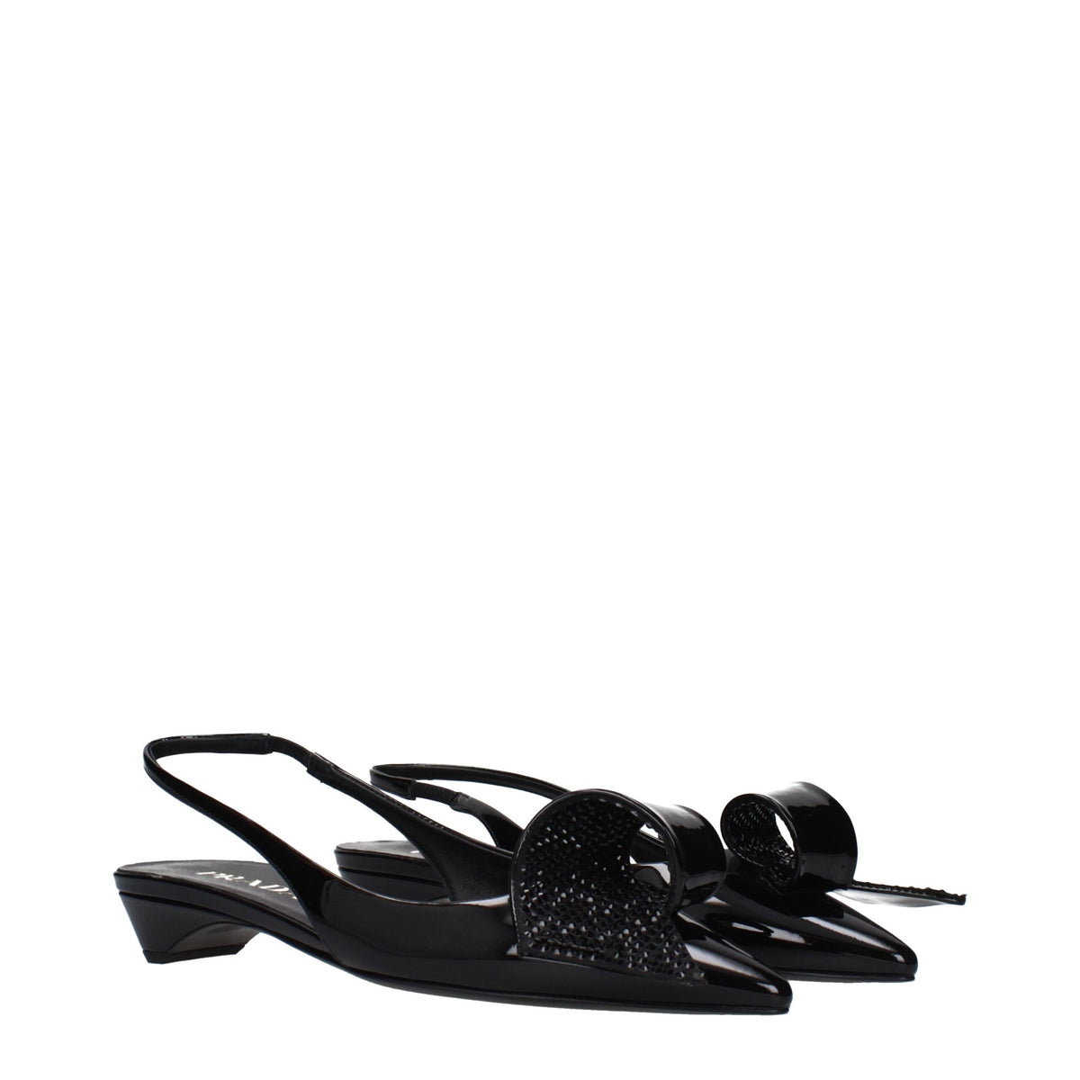 Prada Black Leather Flat Sandals - Luxurious Women's Footwear