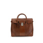 Brunello Cucinelli Brown Calf Leather Bos Taurus Shoulder Bag